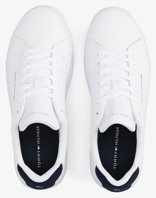 کفش اسنیکر مردانه Tommy Hilfiger مدل Court سفید کفش اسنیکر مردانه Tommy Hilfiger مدل Court سفید