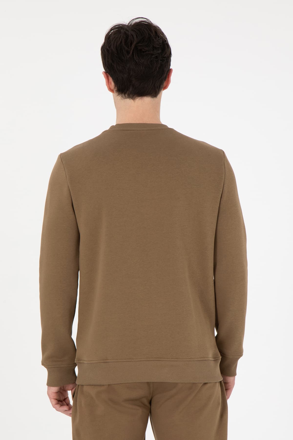 سویشرت مردانه U.S. Polo Assn. یقه گرد فیت معمولی سبز خاکی مدل 50292362-VR027 سویشرت مردانه U.S. Polo Assn. یقه گرد فیت معمولی سبز خاکی مدل 50292362-VR027