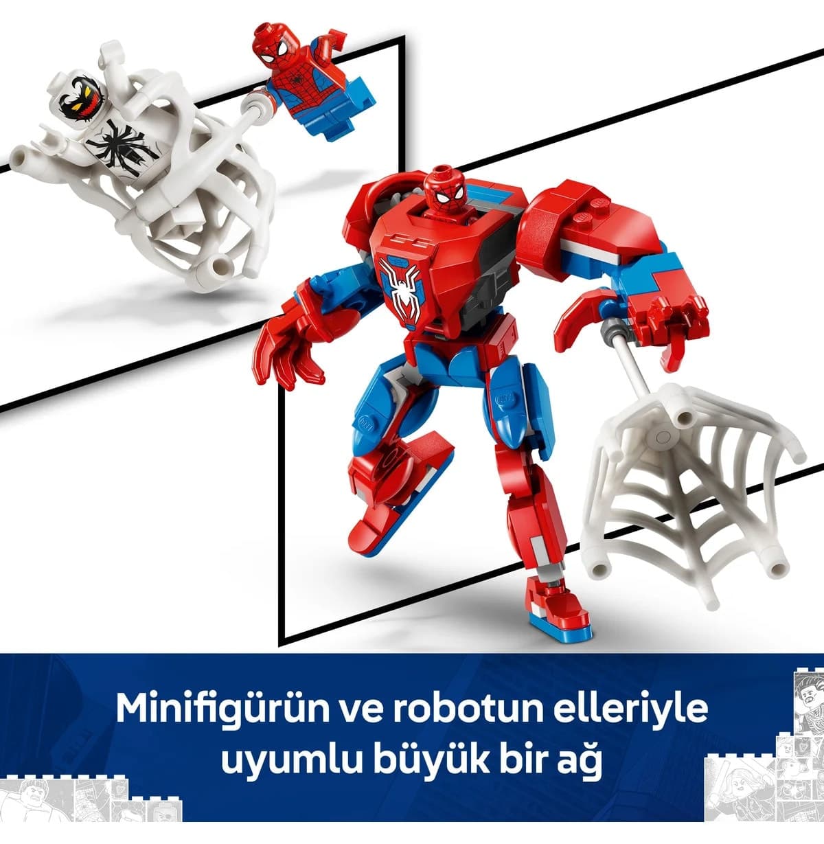 لگو Marvel مرد عنکبوتی در برابر Anti Venom مدل 76308، 107 قطعه لگو Marvel مرد عنکبوتی در برابر Anti Venom مدل 76308، 107 قطعه