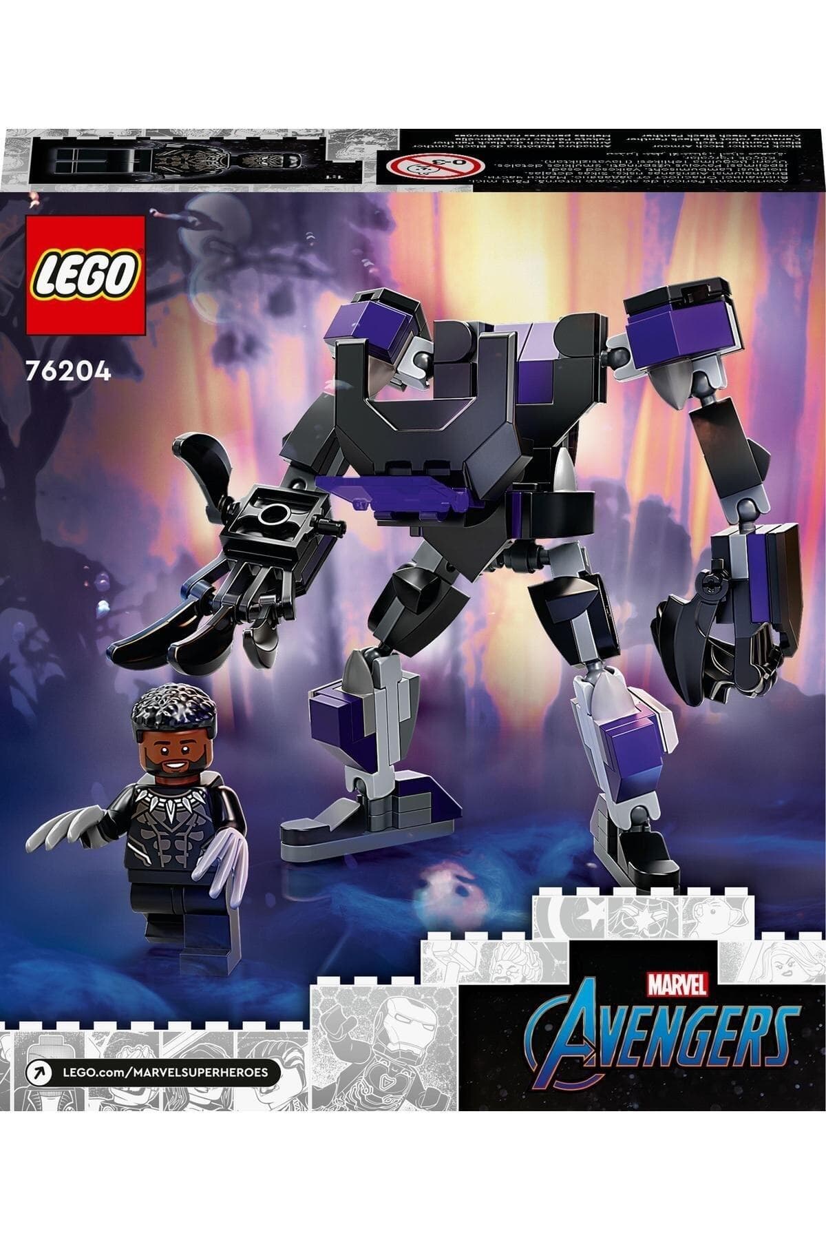 اسباببازی ساختنی لگو Marvel زره رباتی Black Panther مدل 76204، 124 قطعه اسباببازی ساختنی لگو Marvel زره رباتی Black Panther مدل 76204، 124 قطعه