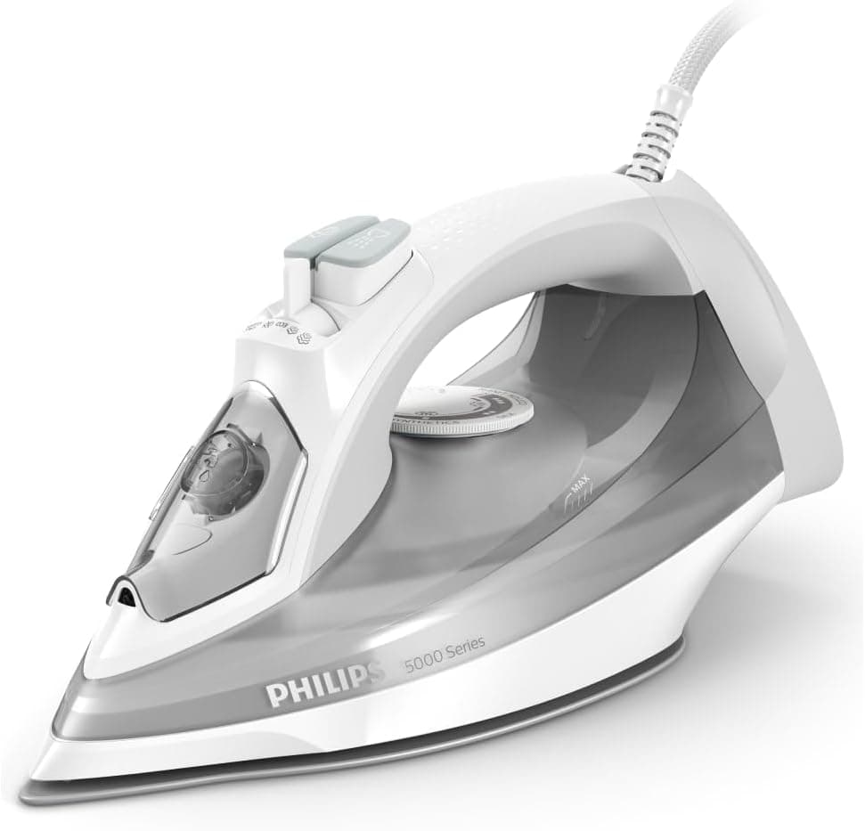 اتو بخار PHILIPS سری 5000، 2400W، بخاردهی پیوسته 40g/dk با کفی SteamGlide Plus مدل DST5010/10 اتو بخار PHILIPS سری 5000، 2400W، بخاردهی پیوسته 40g/dk با کفی SteamGlide Plus مدل DST5010/10