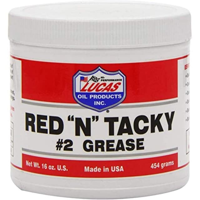 گریس Lucas Oil چسبنده قرمز مدل 10574 - 1 Pound گریس Lucas Oil چسبنده قرمز مدل 10574 - 1 Pound
