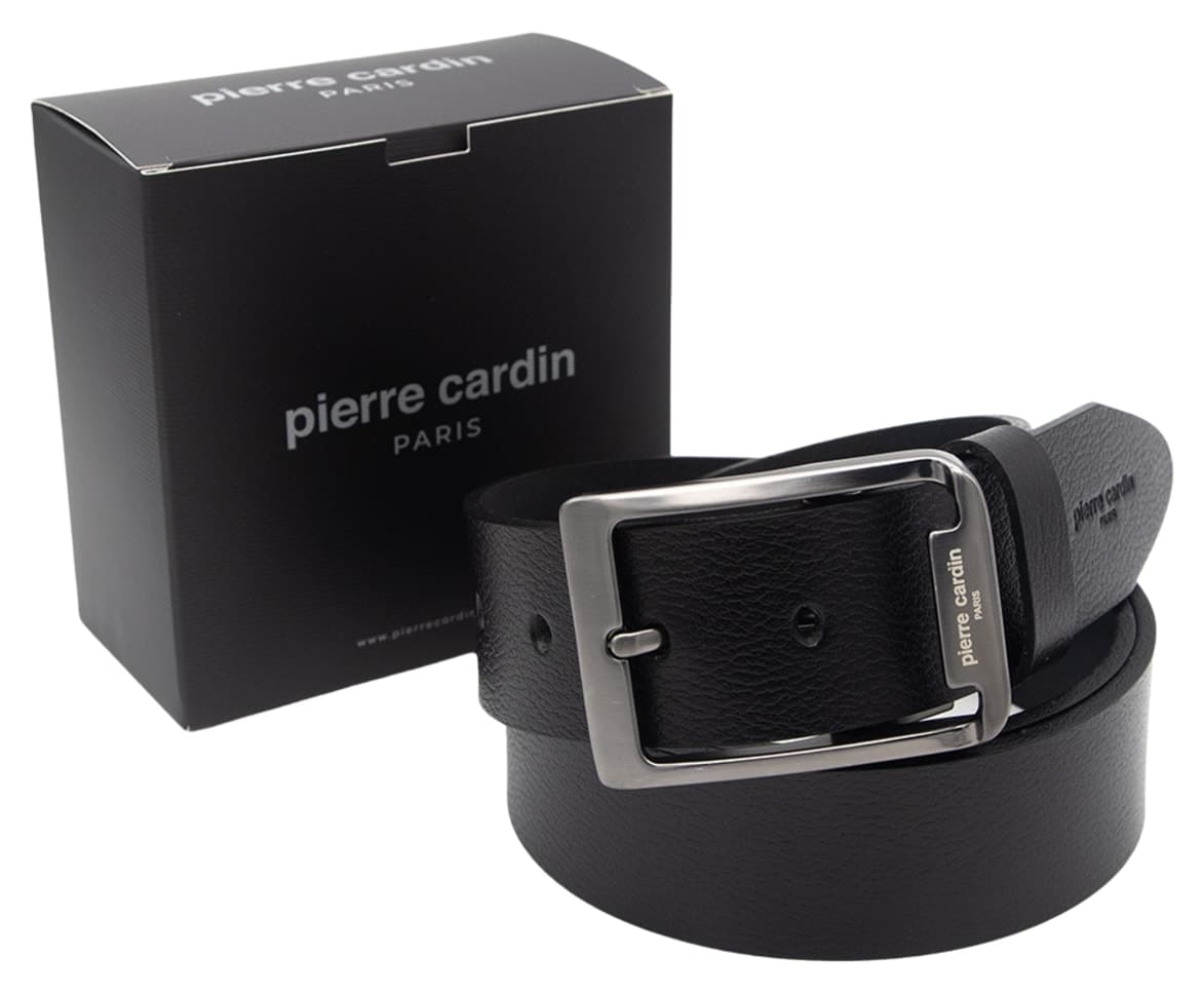 کمربند مردانه Pierre Cardin چرمی مشکی مدل PC-3100HS9 کمربند مردانه Pierre Cardin چرمی مشکی مدل PC-3100HS9