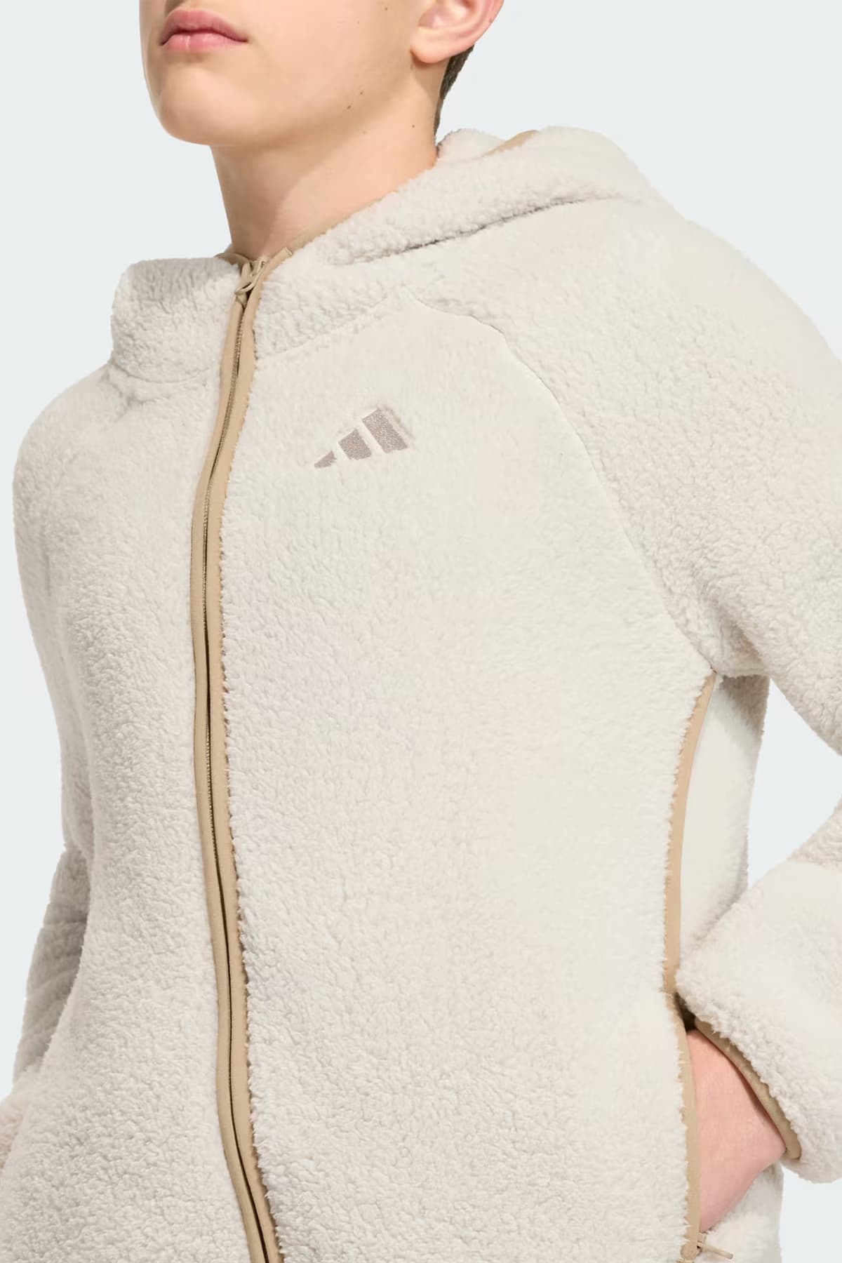 ژاکت پولار بچگانه adidas Terrex هودیدار مدل Xploric ژاکت پولار بچگانه adidas Terrex هودیدار مدل Xploric