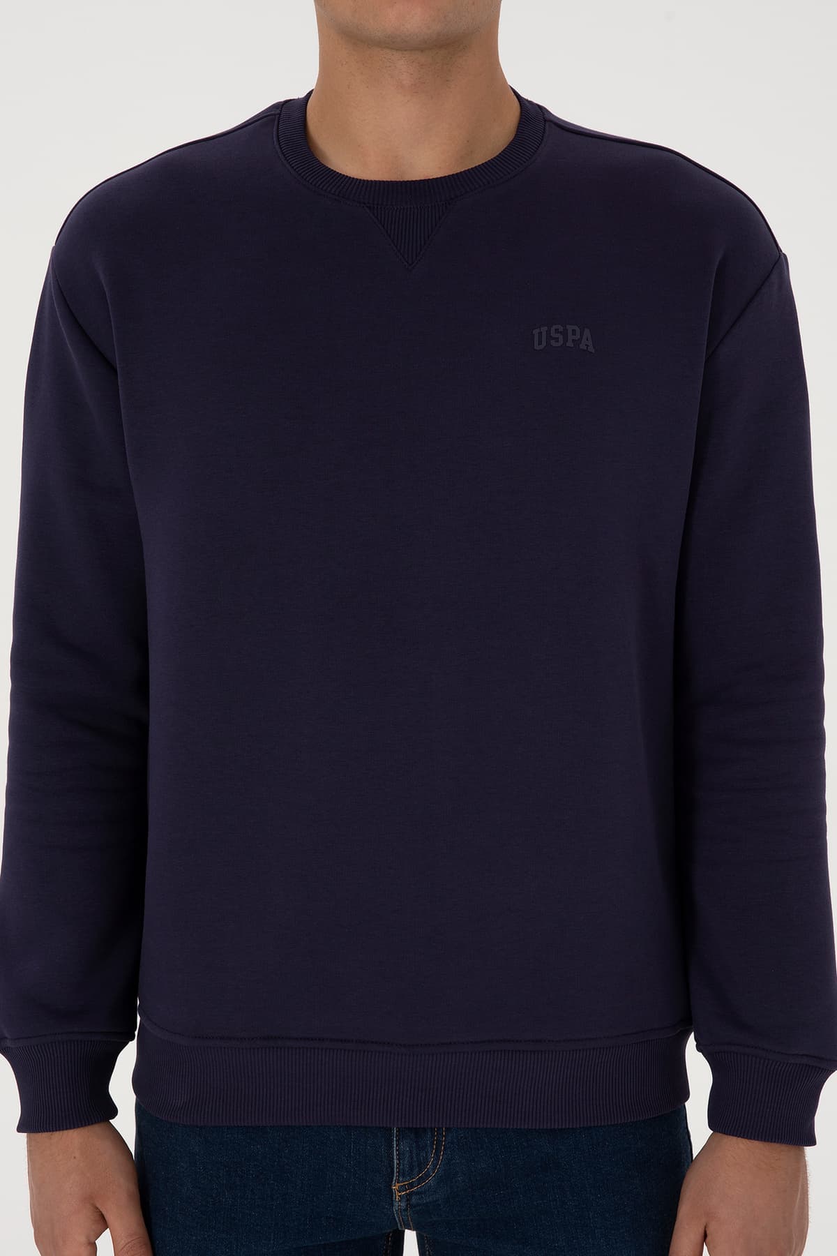 سوئیشرت مردانه U.S. Polo Assn. فیت راحت کرکی مورد مدل 50313757-VR074 سوئیشرت مردانه U.S. Polo Assn. فیت راحت کرکی مورد مدل 50313757-VR074