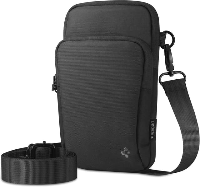 کیف سفری برای دستگاههای موبایل Spigen Klasden با طراحی جمعوجور مشکی مدل AFA07132 کیف سفری برای دستگاههای موبایل Spigen Klasden با طراحی جمعوجور مشکی مدل AFA07132