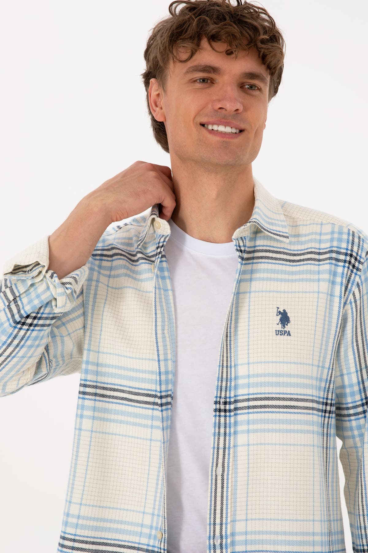 پیراهن مردانه U.S. Polo Assn. چهارخانه آستین بلند مدل 50316632-VR256 پیراهن مردانه U.S. Polo Assn. چهارخانه آستین بلند مدل 50316632-VR256