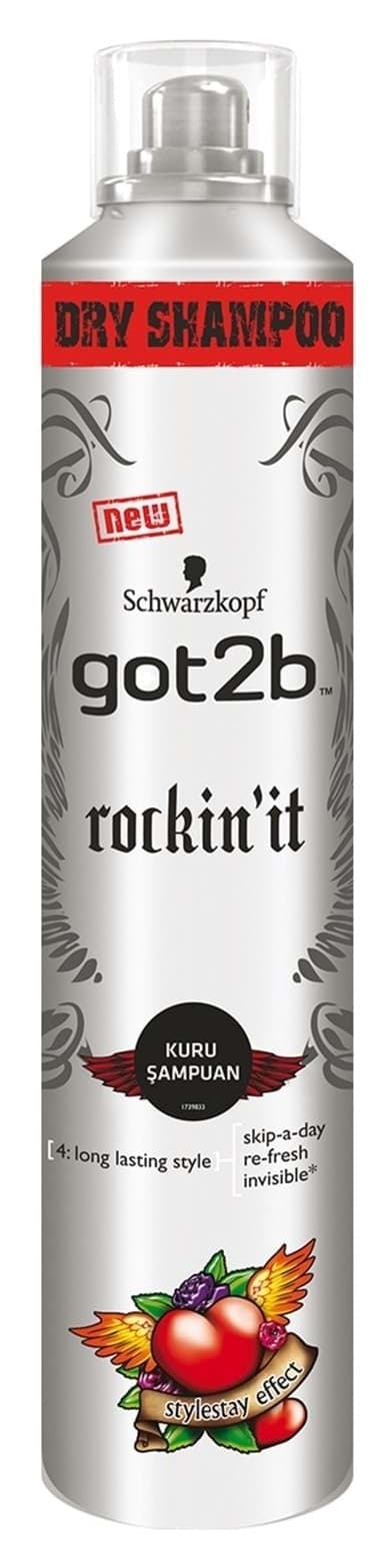 شامپو خشک Got2B Schwarzkopf Rockin'it 200ml شامپو خشک Got2B Schwarzkopf Rockin'it 200ml