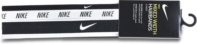 هدبند مردانه Nike عرض مختلف بسته 3 تایی مشکی/سفید هدبند مردانه Nike عرض مختلف بسته 3 تایی مشکی/سفید