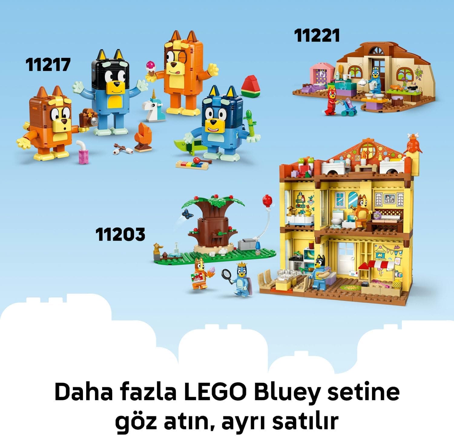 لگو مدل Bluey بزرگترها با بینگو و بلوئی 11216 لگو مدل Bluey بزرگترها با بینگو و بلوئی 11216