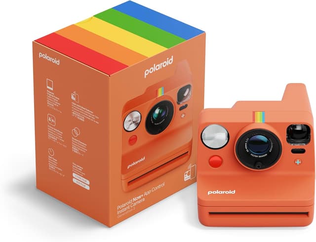دوربین فوری Polaroid Now+ 3rd Generation I-Type مرجانی با اتصال Bluetooth و کنترل اپلیکیشن، فقط دوربین بدون فیلم مدل 9162 دوربین فوری Polaroid Now+ 3rd Generation I-Type مرجانی با اتصال Bluetooth و کنترل اپلیکیشن، فقط دوربین بدون فیلم مدل 9162