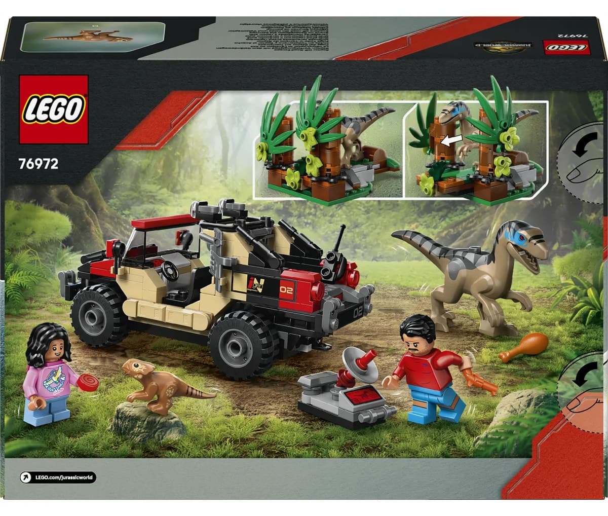 لگو Jurassic World فرار رپتور زمین ناهموار مدل 76972 285 قطعه لگو Jurassic World فرار رپتور زمین ناهموار مدل 76972 285 قطعه