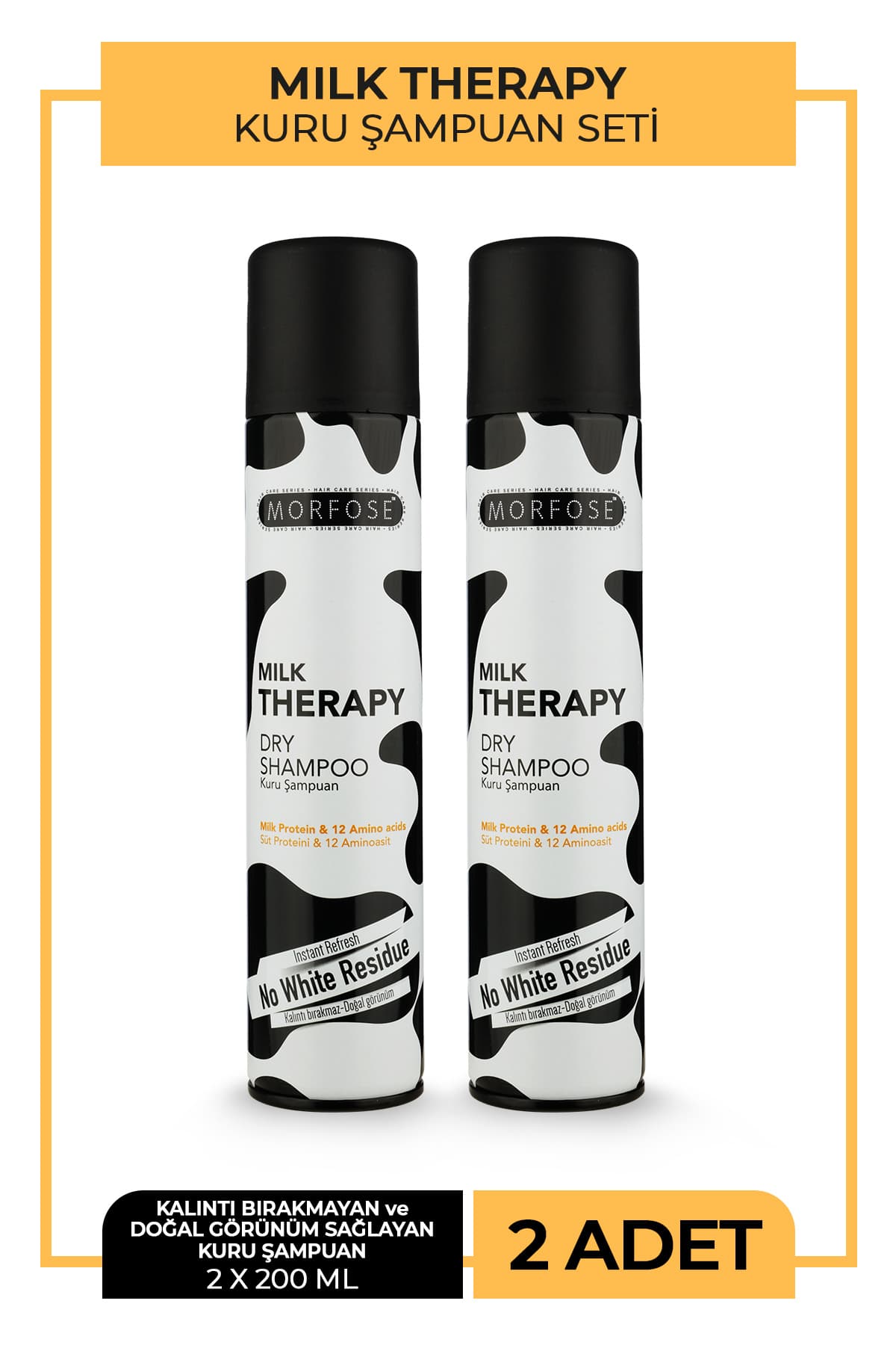 شامپو خشک Morfose Milk Therapy ست 2 تایی شامپو خشک Morfose Milk Therapy ست 2 تایی