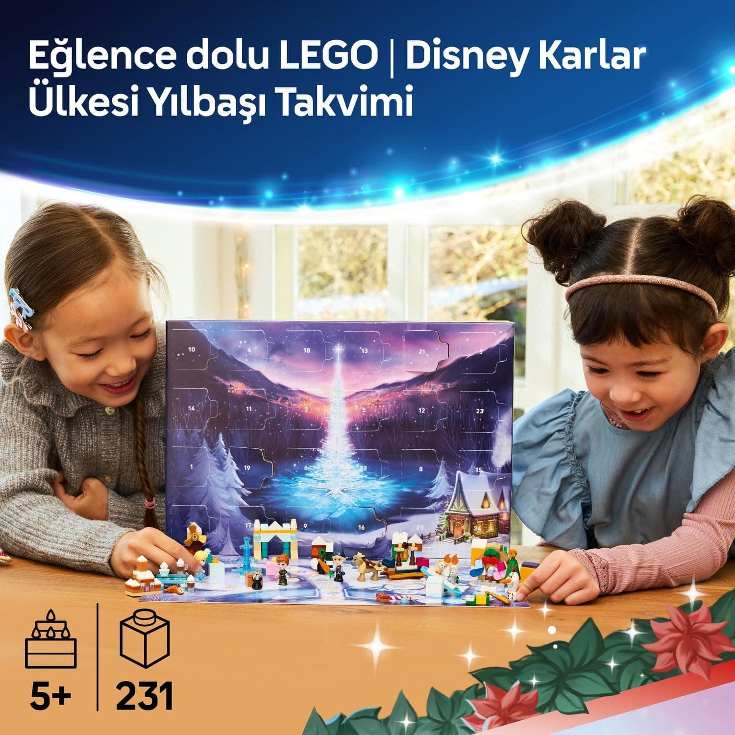 لگو Disney Karlar Ülkesi تقویم سال نو 2025 مدل 43273 لگو Disney Karlar Ülkesi تقویم سال نو 2025 مدل 43273