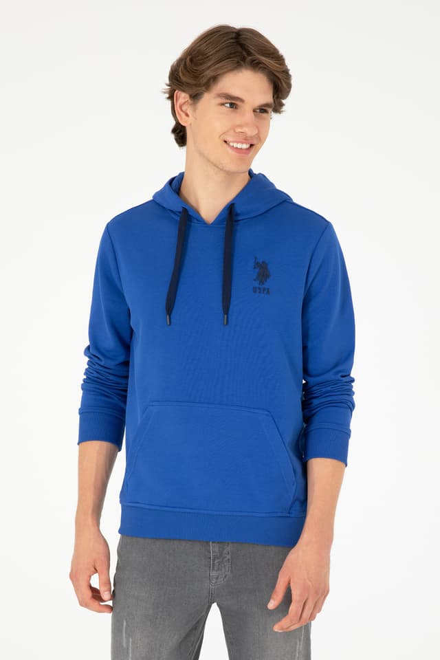 سویشرت مردانه U.S. Polo Assn. ساده آبی ساکس مدل 50289059-VR045 سویشرت مردانه U.S. Polo Assn. ساده آبی ساکس مدل 50289059-VR045
