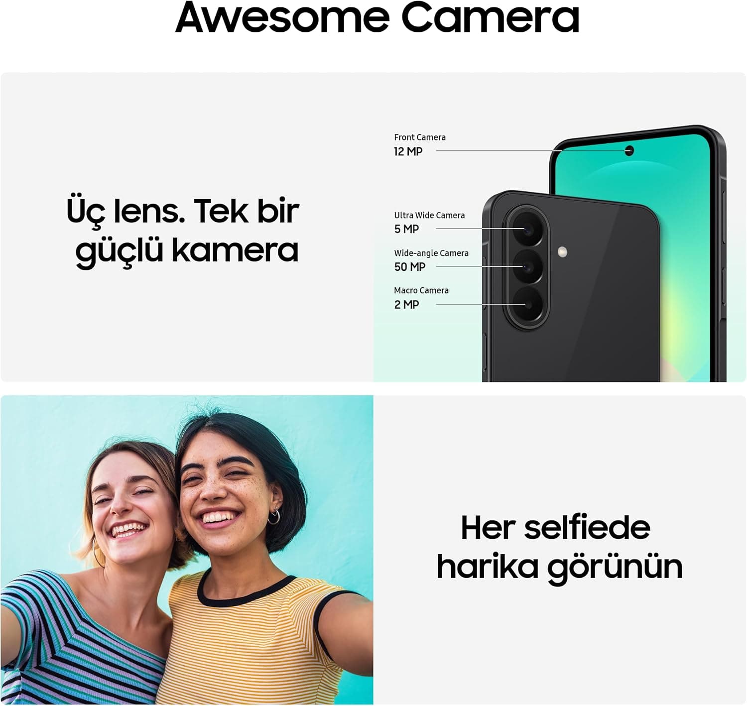 گوشی موبایل Samsung Galaxy A27 5G مشکی حافظه 256GB رم 8GB گوشی موبایل Samsung Galaxy A27 5G مشکی حافظه 256GB رم 8GB