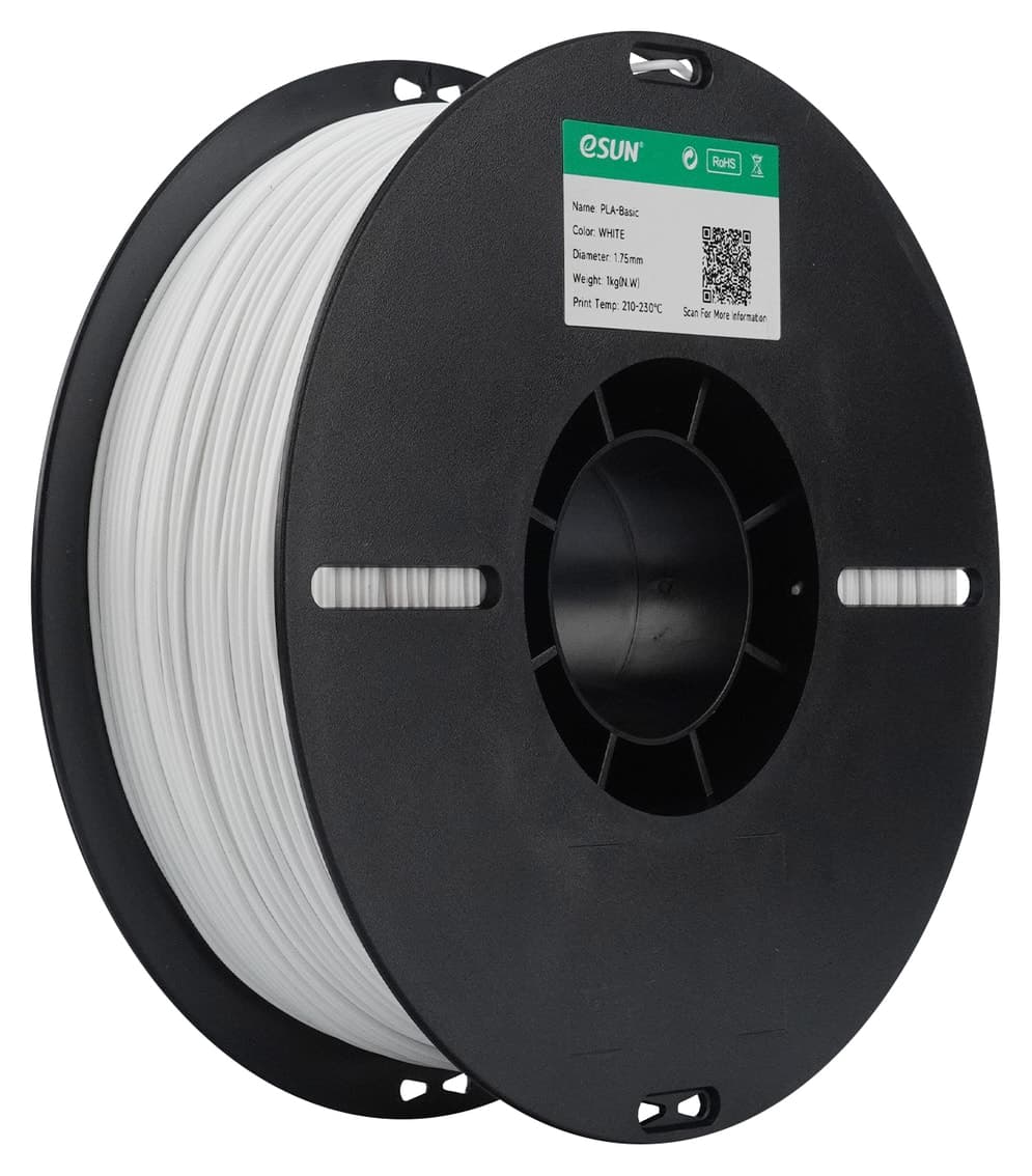 فیلامنت پرینتر سه بعدی eSun سفید PLA Basic 1.75 mm 1 kg فیلامنت پرینتر سه بعدی eSun سفید PLA Basic 1.75 mm 1 kg