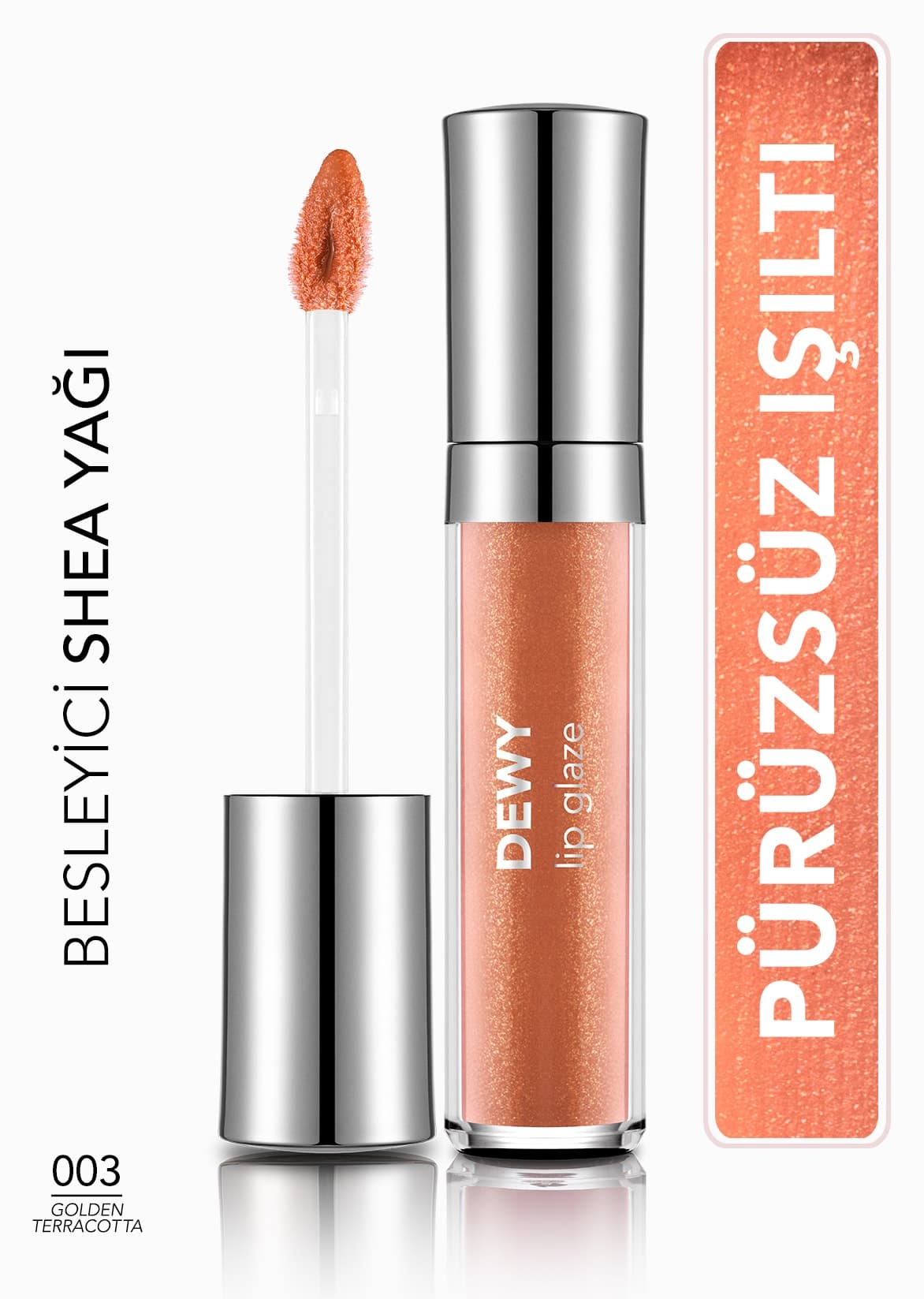 براقکننده لب Flormar مدل Dewy Lip Glaze مرطوبکننده نیمهشفاف صورتی ملایم 014 براقکننده لب Flormar مدل Dewy Lip Glaze مرطوبکننده نیمهشفاف صورتی ملایم 014