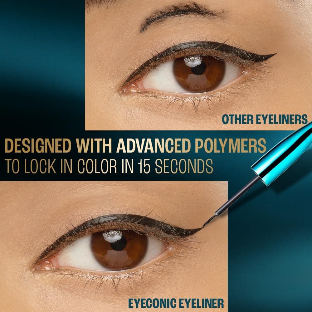 خط چشم مایع LAKMÉ Eyeconic مشکی 4.5 ml خط چشم مایع LAKMÉ Eyeconic مشکی 4.5 ml