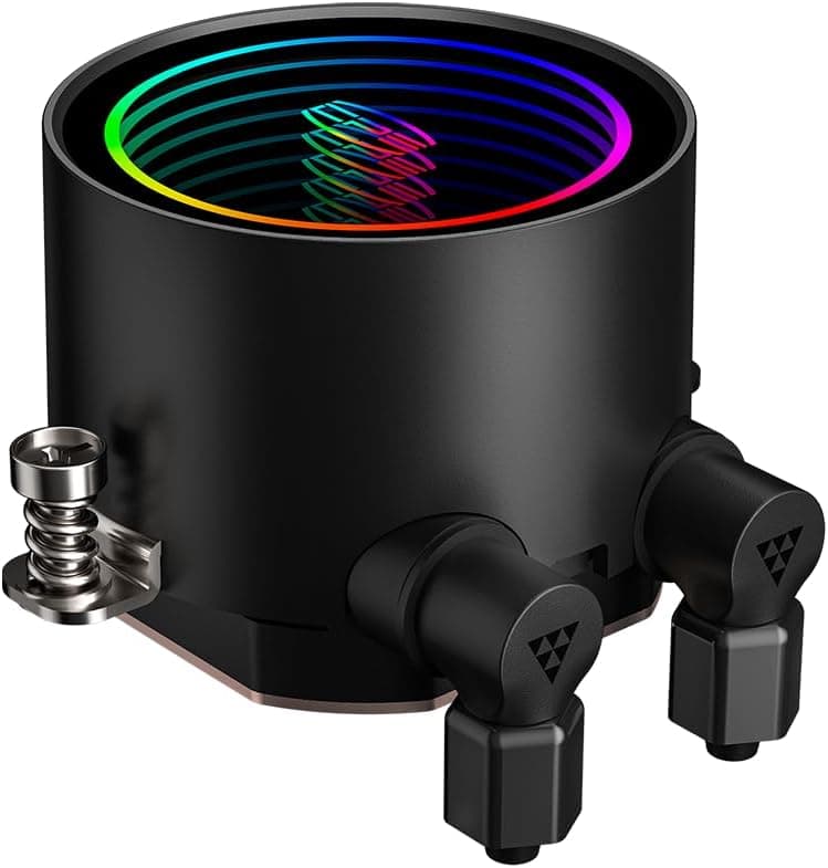 خنککننده مایع پردازنده PCCOOLER مشکی ARGB 360MM با فنهای بیصدای 120mm مدل CPS DA360 خنککننده مایع پردازنده PCCOOLER مشکی ARGB 360MM با فنهای بیصدای 120mm مدل CPS DA360