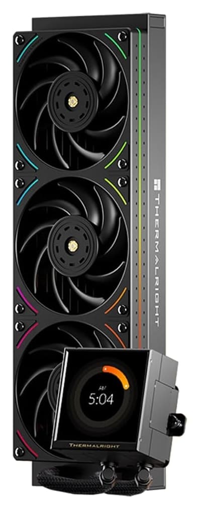خنککننده مایع پردازنده Thermalright سازگار با Intel-AMD مشکی 360mm مدل Peerless Vision 360 UB ARGB خنککننده مایع پردازنده Thermalright سازگار با Intel-AMD مشکی 360mm مدل Peerless Vision 360 UB ARGB