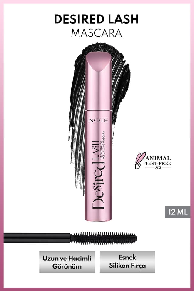 ریمل مژه Note Cosmetics Desired Lash بلندکننده و حجمدهنده مشکی ریمل مژه Note Cosmetics Desired Lash بلندکننده و حجمدهنده مشکی