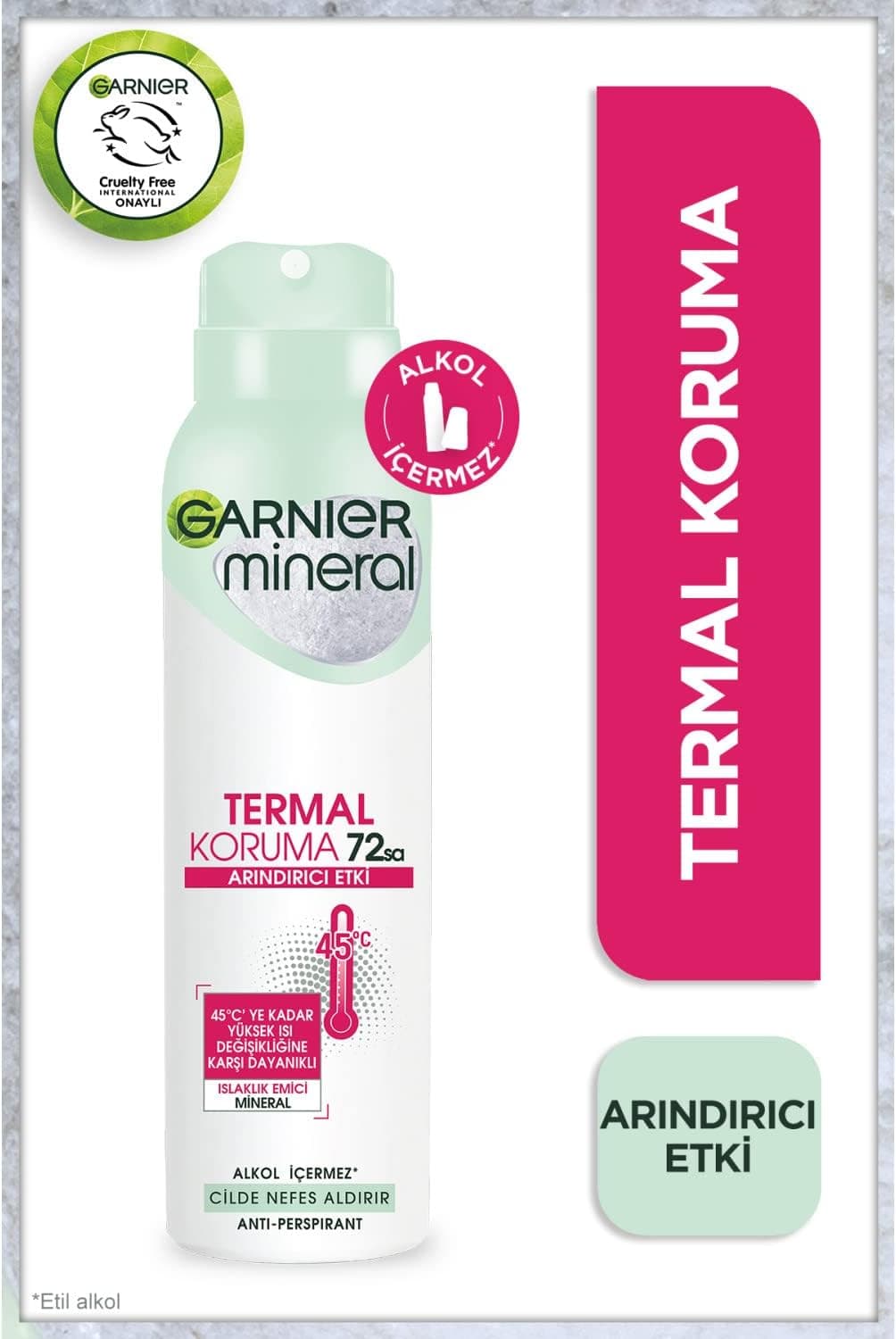 اسپری دئودورانت Garnier با محافظت حرارتی معدنی اسپری دئودورانت Garnier با محافظت حرارتی معدنی