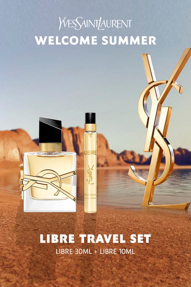 ست عطر سفری Yves Saint Laurent Libre شامل دو عطر EDP با حجمهای 30 ml و 10 ml ست عطر سفری Yves Saint Laurent Libre شامل دو عطر EDP با حجمهای 30 ml و 10 ml