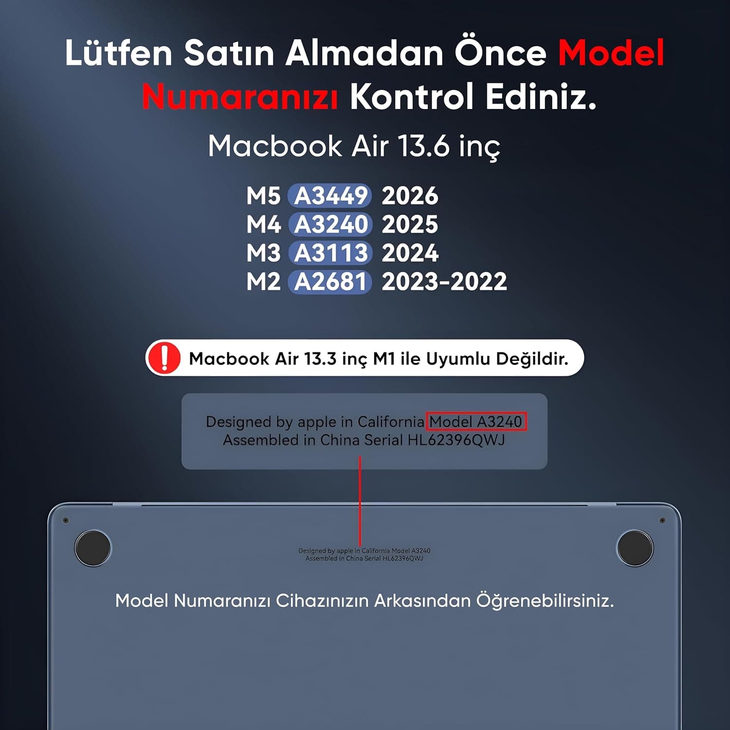 کاور محافظ سخت پلیکربنات MacBook Air 13.6 اینچ Minesk مدل M5 (A3449) M4 (A3240) M3 (A3113) M2 (A2681) مات خاکستری فضایی کاور محافظ سخت پلیکربنات MacBook Air 13.6 اینچ Minesk مدل M5 (A3449) M4 (A3240) M3 (A3113) M2 (A2681) مات خاکستری فضایی
