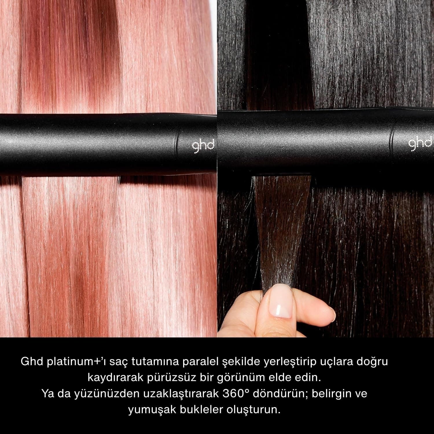 اتو مو ghd Platinum+ حالتدهنده حرفهای مشکی اتو مو ghd Platinum+ حالتدهنده حرفهای مشکی