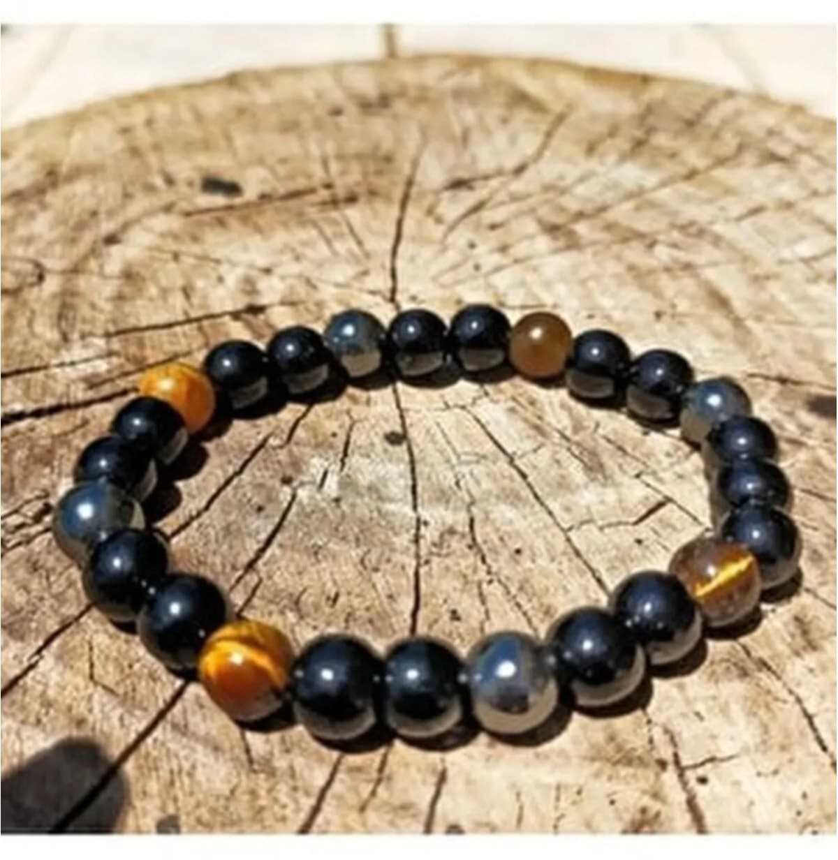 دستبند زنانه beautifulnaturelstones سنگ طبیعی چشم ببر، ابسیدین و هماتیت 8 میلیمتر AA دستبند زنانه beautifulnaturelstones سنگ طبیعی چشم ببر، ابسیدین و هماتیت 8 میلیمتر AA