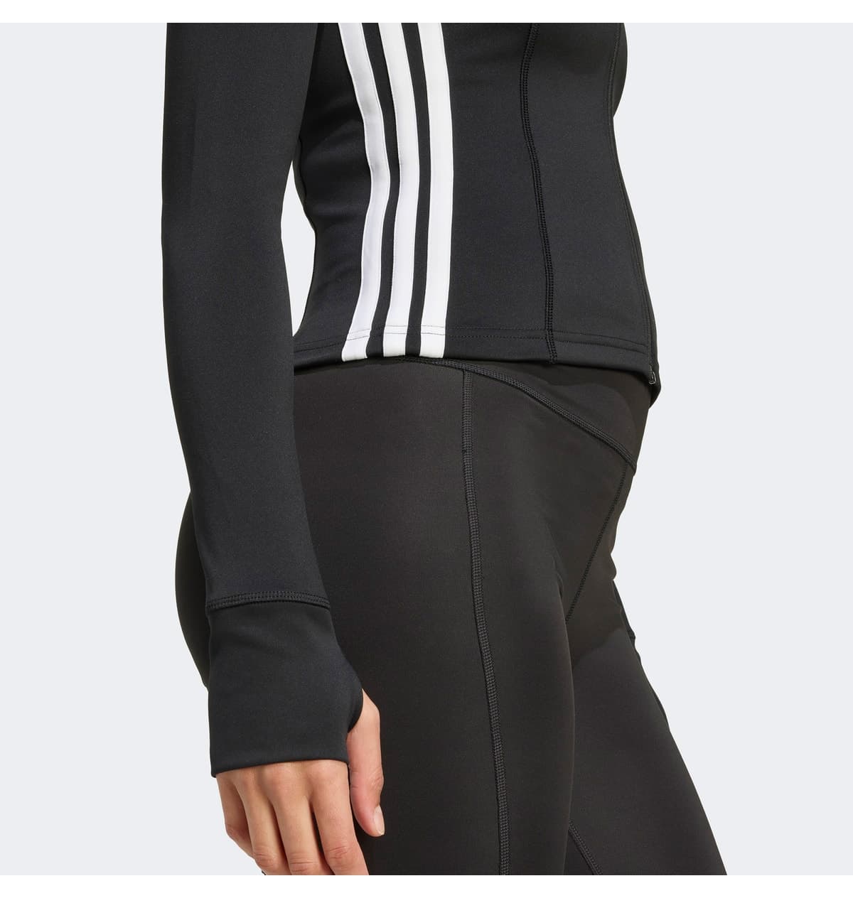 گرمکن ورزشی زنانه adidas Workout Essentials 3-Stripes مشکی گرمکن ورزشی زنانه adidas Workout Essentials 3-Stripes مشکی