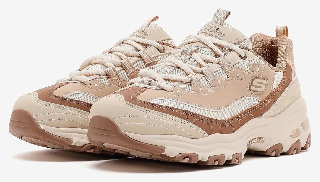 کفش زنانه Skechers D'LITES بژ کفش زنانه Skechers D'LITES بژ