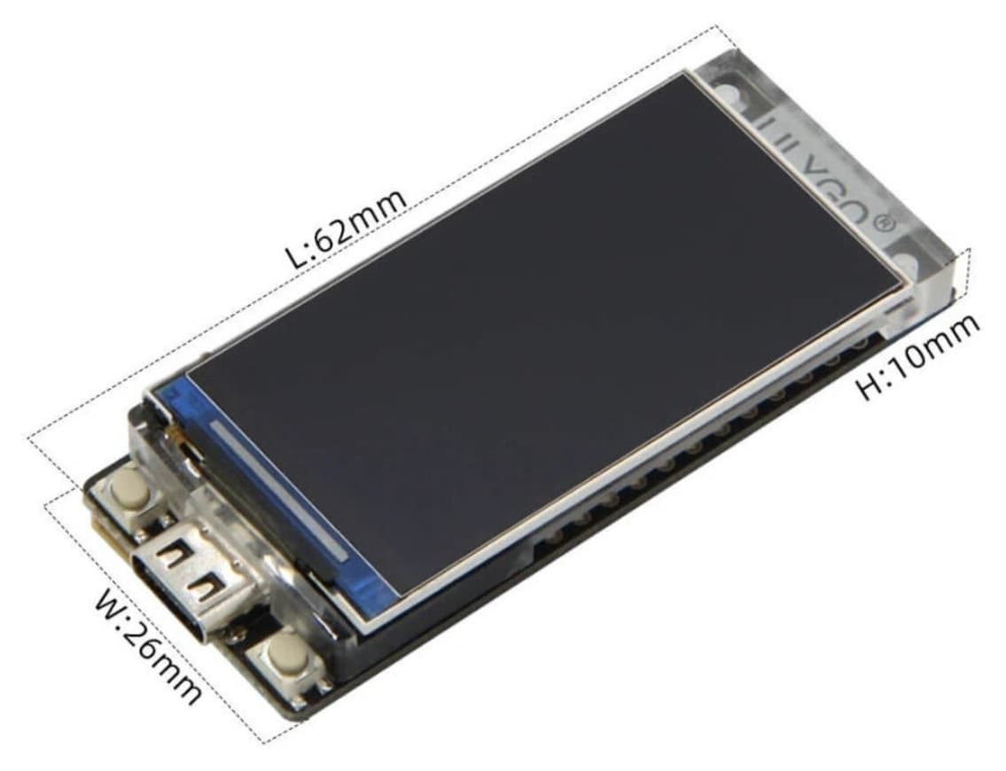 کارت توسعه LILYGO مدل T-Display S3 ESP32-S3 نمایشگر TFT 1.9 ST7789 بدون لحیم کارت توسعه LILYGO مدل T-Display S3 ESP32-S3 نمایشگر TFT 1.9 ST7789 بدون لحیم