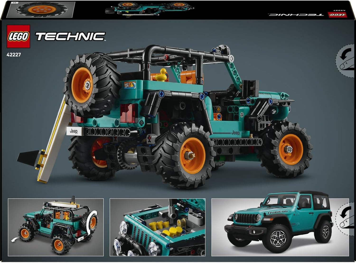 لگو Technic Jeep Wrangler Rubicon SUV مدل 42227 لگو Technic Jeep Wrangler Rubicon SUV مدل 42227
