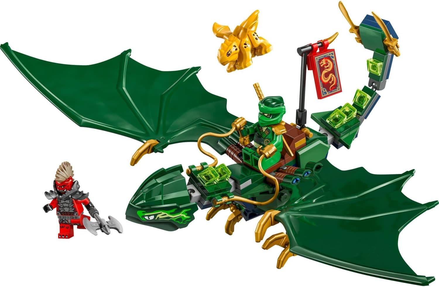 لگو NINJAGO اژدهای جنگل سبز لوید مدل 71829 لگو NINJAGO اژدهای جنگل سبز لوید مدل 71829