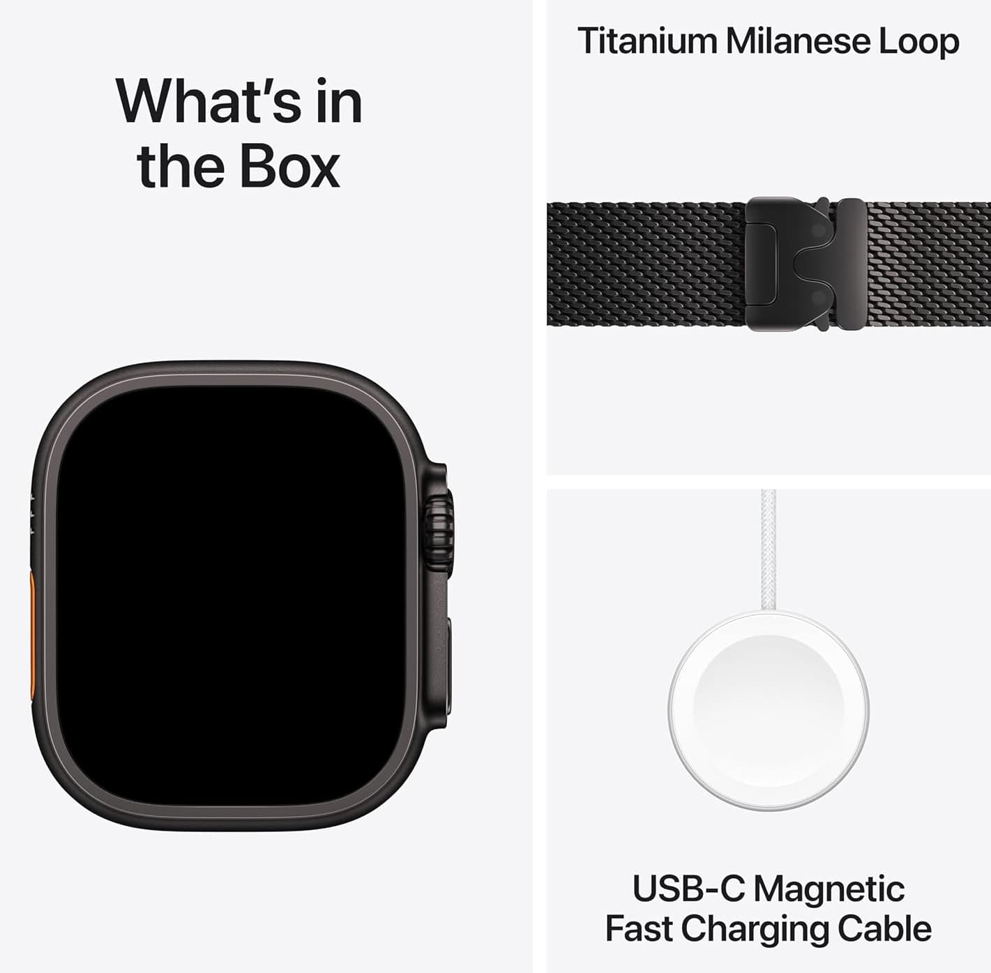 ساعت هوشمند Apple Watch Ultra 3 GPS Cellular 49mm تیتانیوم مشکی بند میلانی Large ساعت هوشمند Apple Watch Ultra 3 GPS Cellular 49mm تیتانیوم مشکی بند میلانی Large