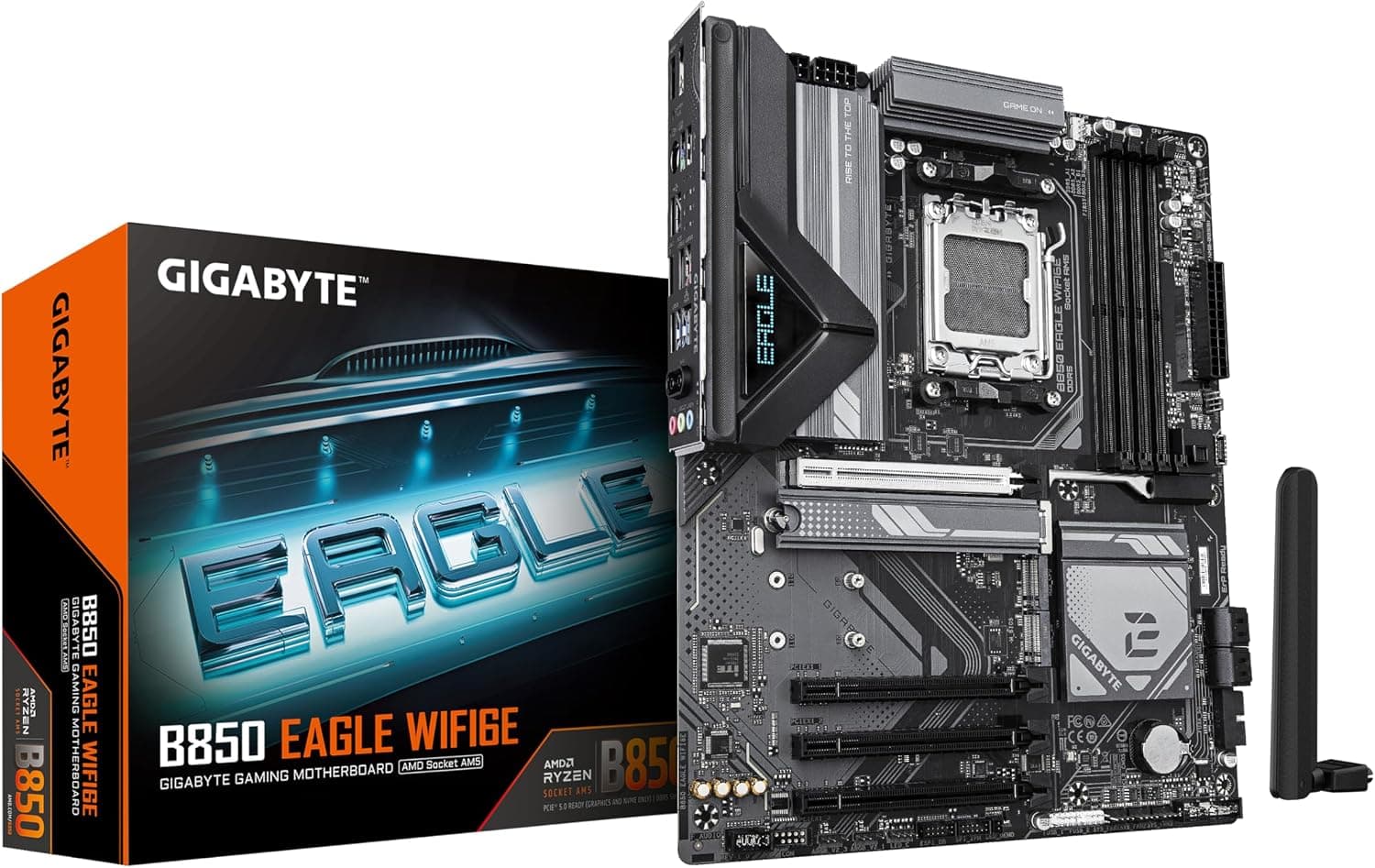 مادربرد GIGABYTE سوکت AMD AM5 فرم فاکتور ATX چیپست B850 مدل EAGLE WF7 ICE مادربرد GIGABYTE سوکت AMD AM5 فرم فاکتور ATX چیپست B850 مدل EAGLE WF7 ICE