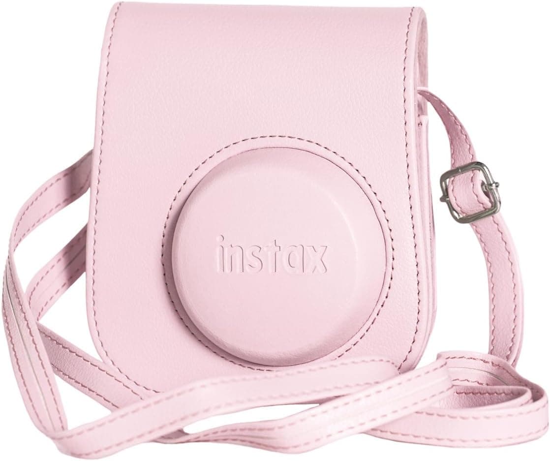 کیف Fujifilm Instax Mini 12 چرمی صورتی کیف Fujifilm Instax Mini 12 چرمی صورتی