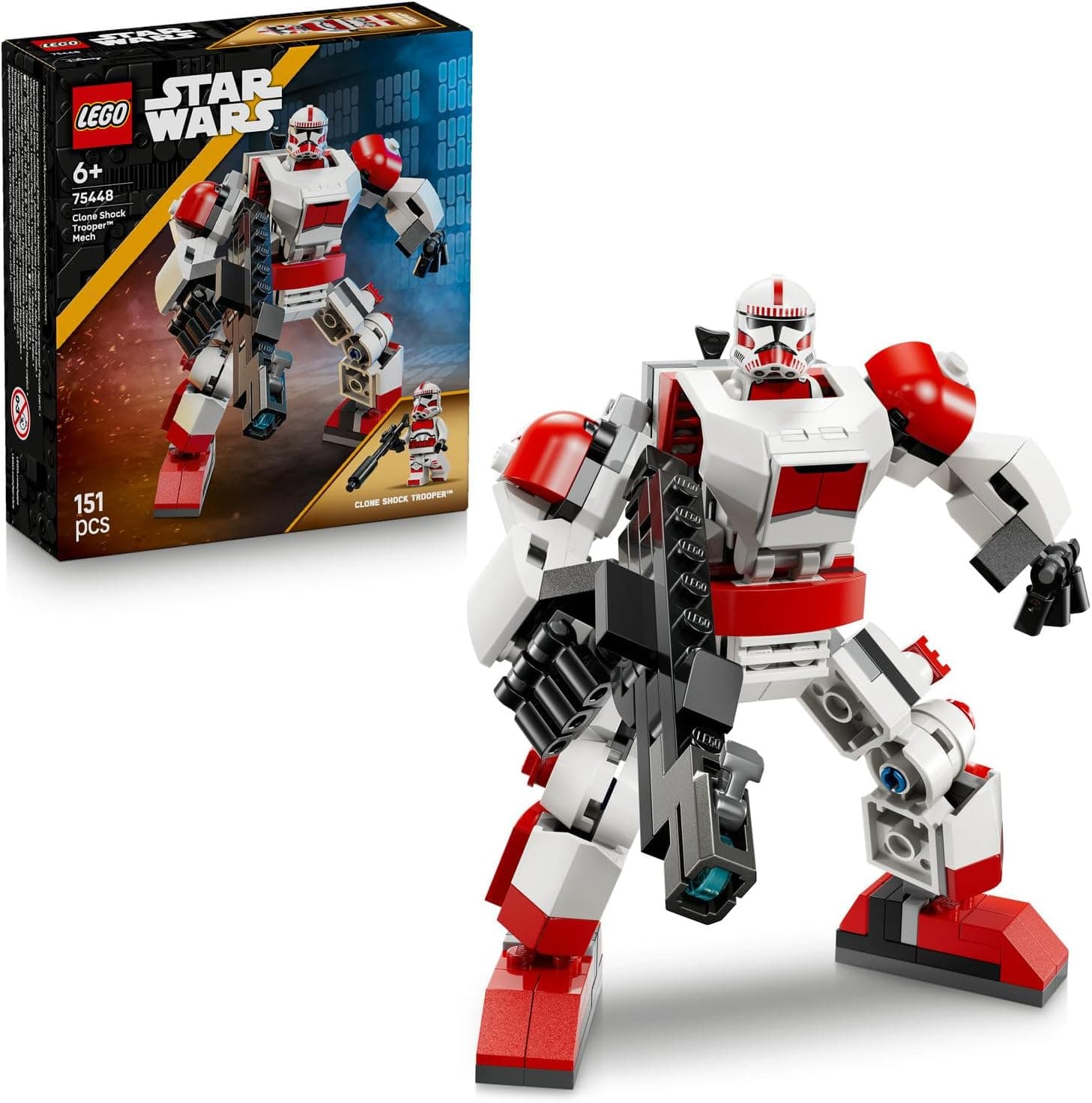 لگو Star Wars ربات اسباببازی مدل Klon Şok Trooper 75448 لگو Star Wars ربات اسباببازی مدل Klon Şok Trooper 75448