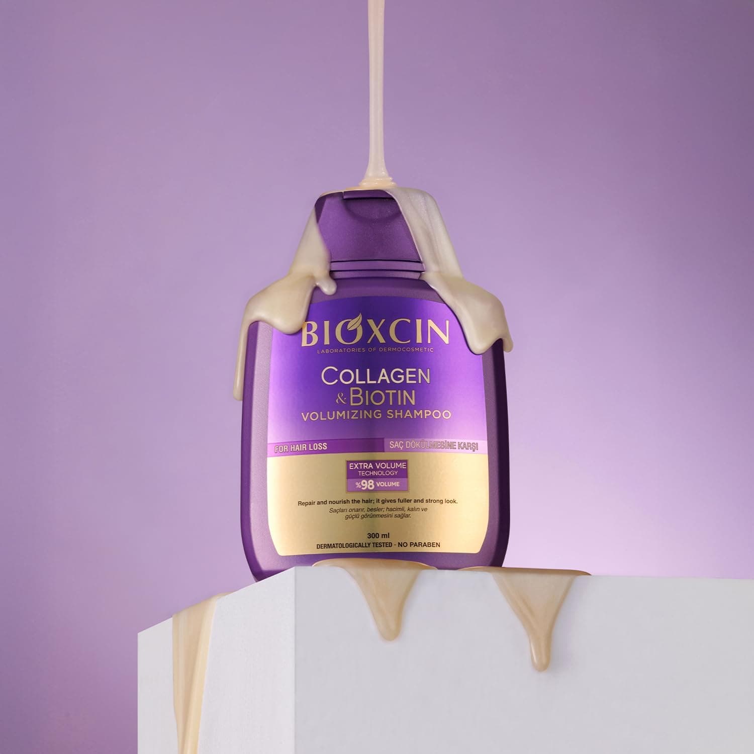 شامپو حجمدهنده Bioxcin Collagen & Biotin برای موهای نازک و بیحجم 3×300ml شامپو حجمدهنده Bioxcin Collagen & Biotin برای موهای نازک و بیحجم 3×300ml