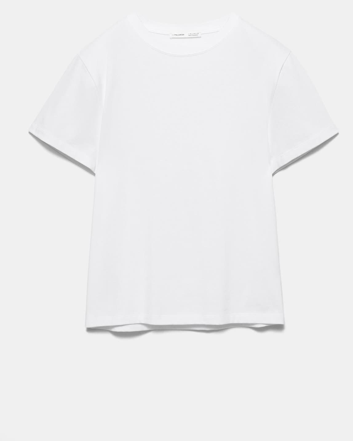 تیشرت زنانه Pull & Bear آستین کوتاه Basic تیشرت زنانه Pull & Bear آستین کوتاه Basic