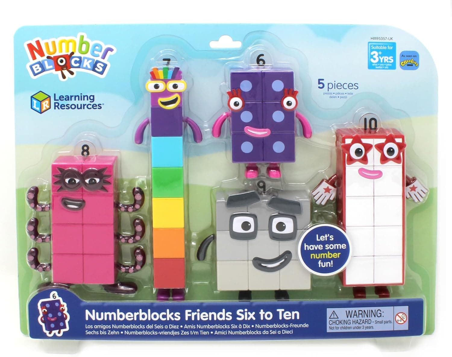 فیگور بازی کودکان ۳ سال به بالا Learning Resources مدل Numberblocks Friends Six to Ten فیگور بازی کودکان ۳ سال به بالا Learning Resources مدل Numberblocks Friends Six to Ten