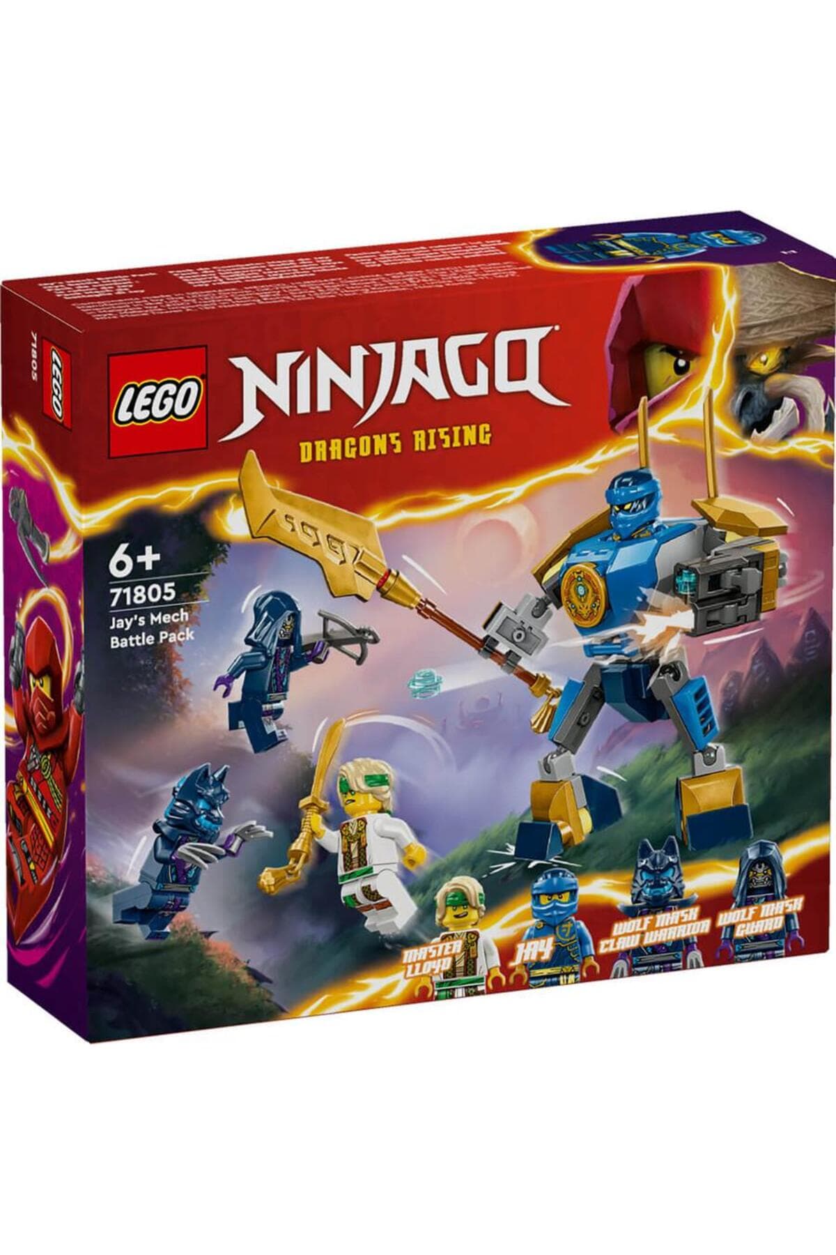لگو NINJAGO کودکان بسته نبرد ربات Jay مدل 71805 (78P) لگو NINJAGO کودکان بسته نبرد ربات Jay مدل 71805 (78P)