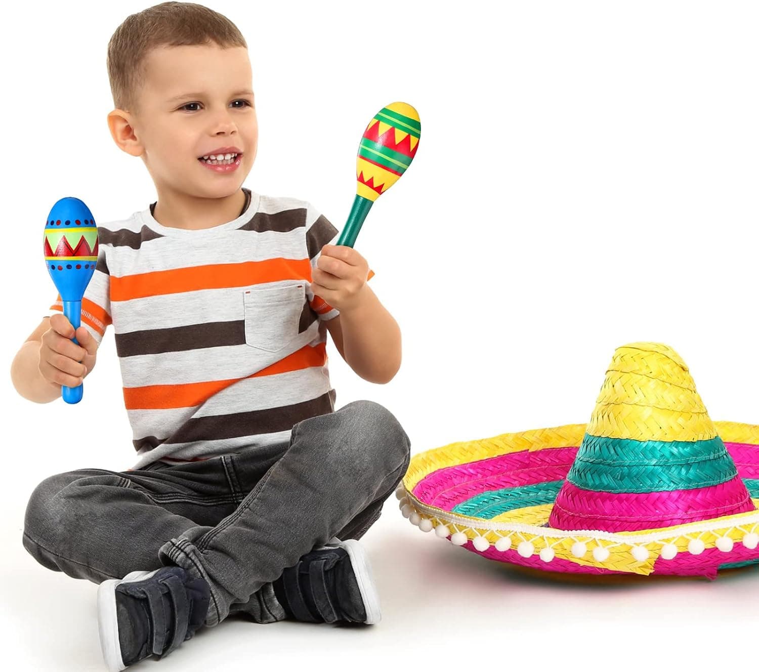ماراکاس مینی ۱۲ عددی Civaner برای تزیین جشن مکزیکی و یادبود Cinco De Mayo ماراکاس مینی ۱۲ عددی Civaner برای تزیین جشن مکزیکی و یادبود Cinco De Mayo