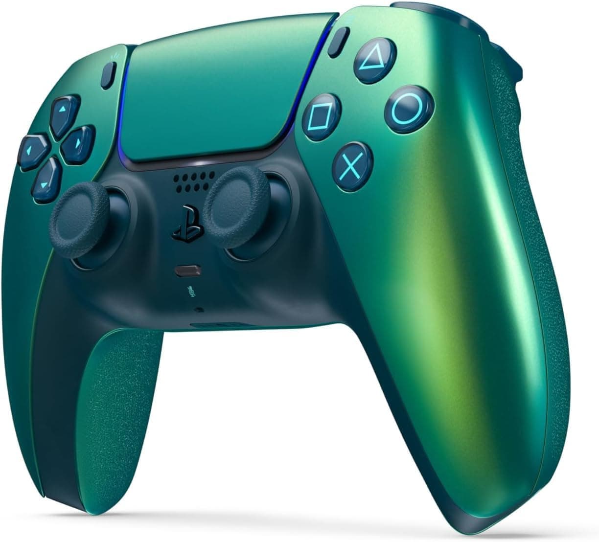 دسته بازی بیسیم Sony PlayStation DualSense سبزآبی Chroma v2 دسته بازی بیسیم Sony PlayStation DualSense سبزآبی Chroma v2
