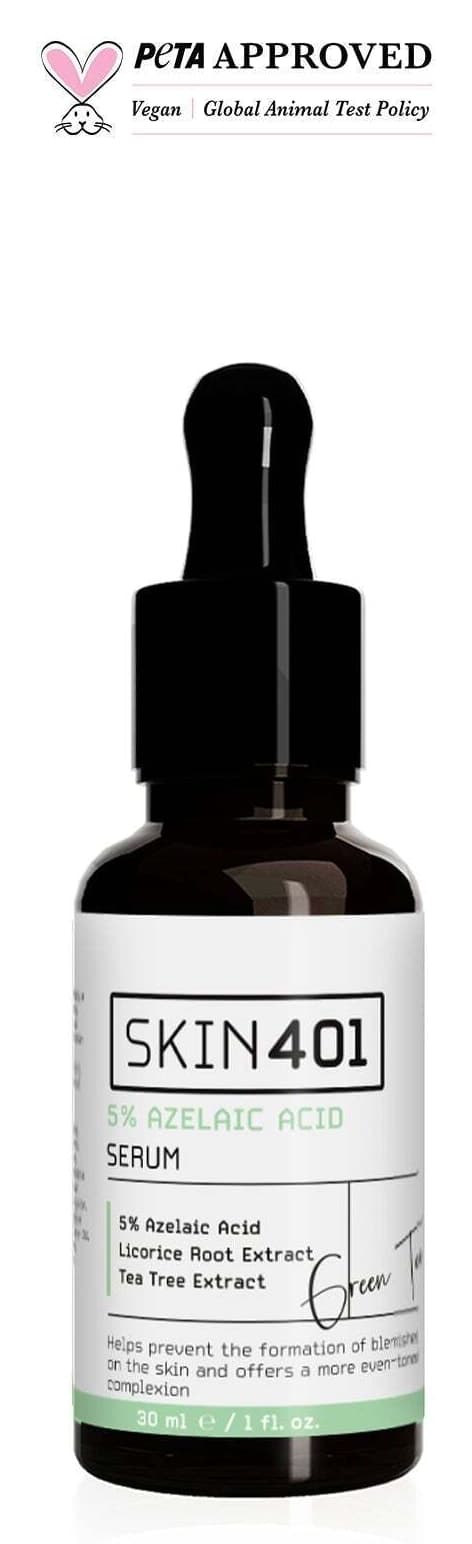 سرم روزانه Skin401 آزلائیک اسید آرامبخش %5 مدل START 30 ml سرم روزانه Skin401 آزلائیک اسید آرامبخش %5 مدل START 30 ml
