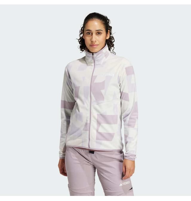 بلوز فلیس زیپدار چاپدار adidas Terrex Multi بلوز فلیس زیپدار چاپدار adidas Terrex Multi