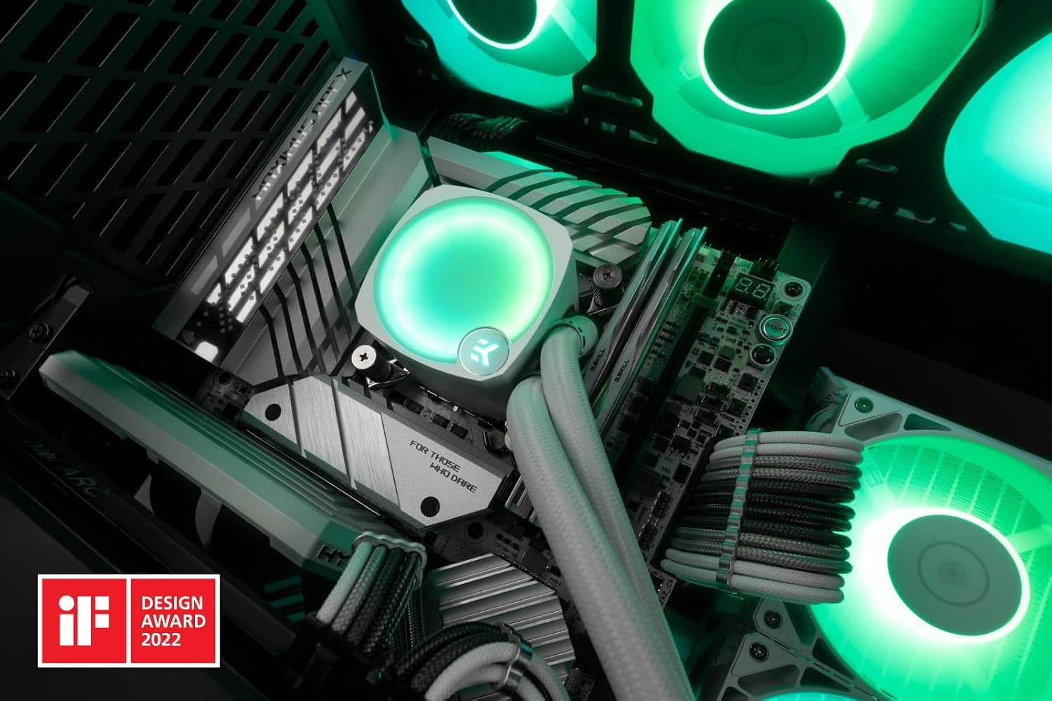 خنککننده مایع CPU آلاینوان EK WB Nucleus مدل CR360 Lux سفید D-RGB خنککننده مایع CPU آلاینوان EK WB Nucleus مدل CR360 Lux سفید D-RGB