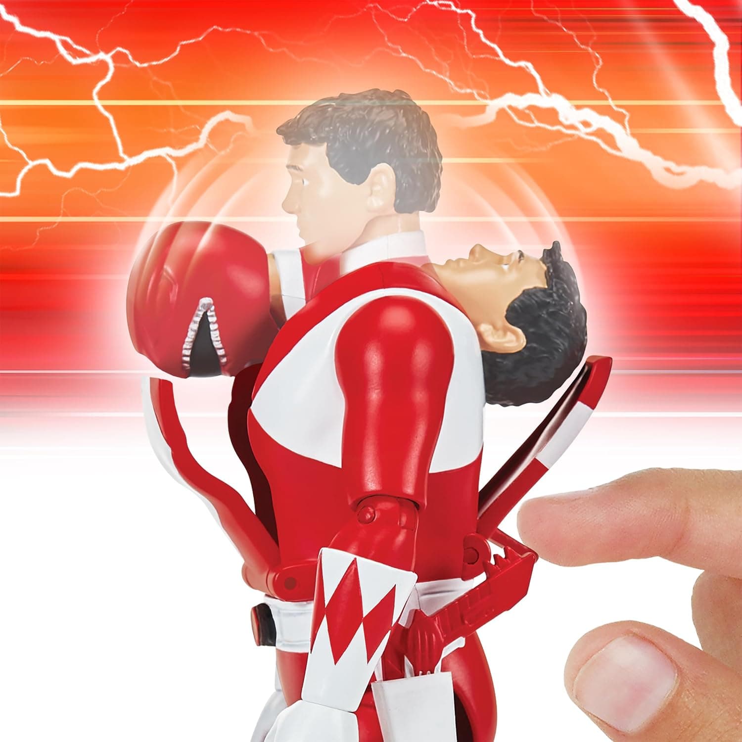 فیگور اکشن Power Rangers مدل Mighty Morphin Red Ranger فیگور اکشن Power Rangers مدل Mighty Morphin Red Ranger